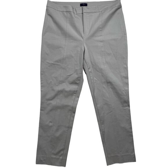 NYDJ Not Your Daughters Jeans Ankle Dress Casual Pants Lift Tuck Size 16 Gray
